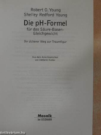 Die pH-Formel für das Säure-Basen-Gleichgewicht