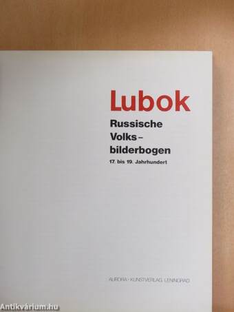 Lubok - Russische Volksbilderbogen