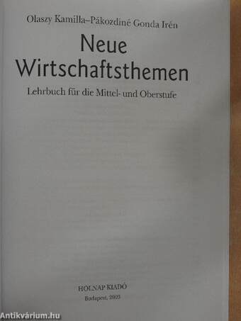 Neue Wirtschaftsthemen