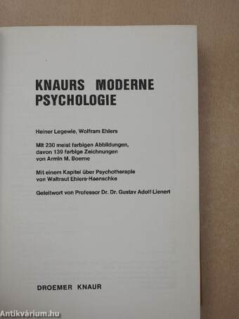 Knaurs Moderne Psychologie