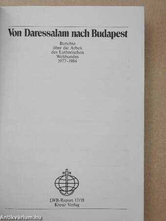 Von Daressalam nach Budapest April 1984