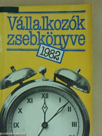 Vállalkozók zsebkönyve 1982