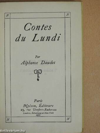 Contes du Lundi