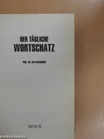 Der tägliche Wortschatz