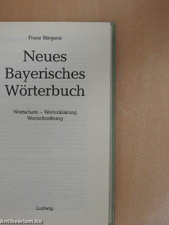 Neues Bayerisches Wörterbuch