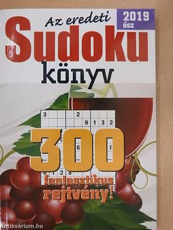 Az eredeti Sudoku könyv 2019 ősz