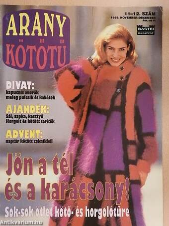 Arany Kötőtű 1993. november-december