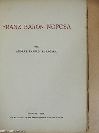 Franz Baron Nopcsa