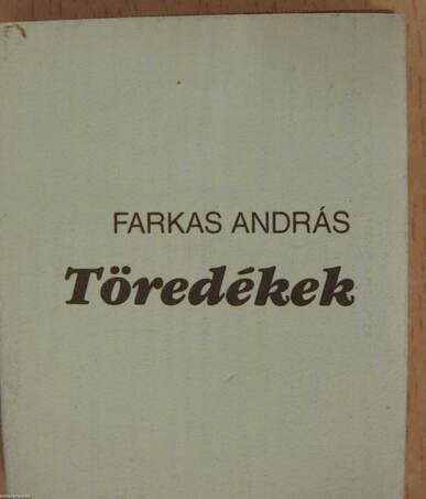 Töredékek (minikönyv) (dedikált példány)