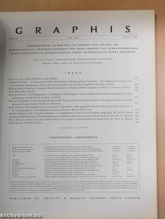 Graphis Sept./Oct. 1958