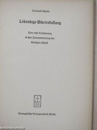 Lebendige Bibelerfassung