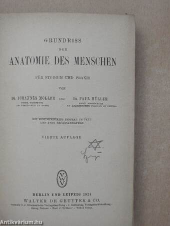 Grundriss der Anatomie des Menschen