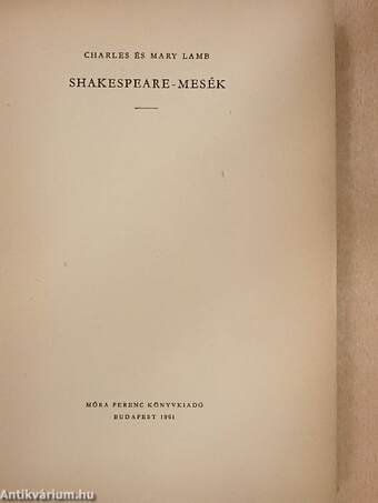 Shakespeare-mesék 