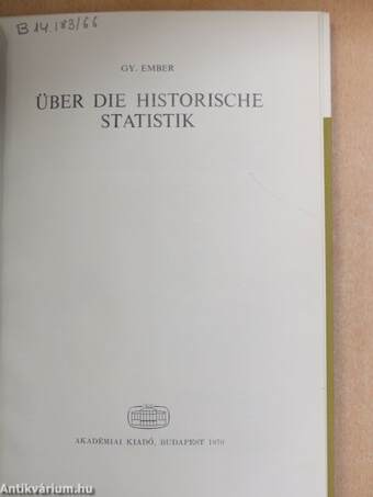 Über die historische Statistik