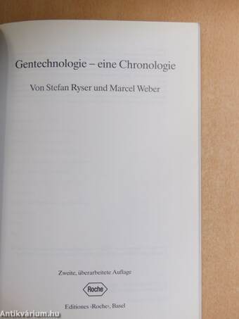 Gentechnologie - eine Chronologie