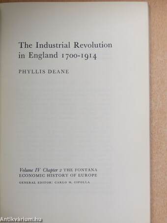 The Industrial Revolution in England 1700-1914