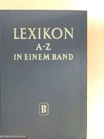 Lexikon A-Z in einem Band