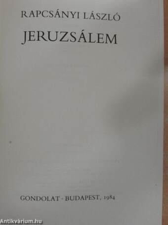 Jeruzsálem 