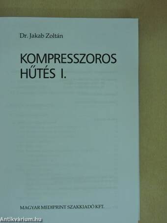 Kompresszoros hűtés I-II.