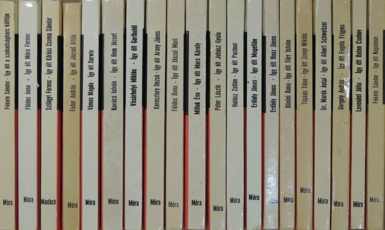 "20 kötet az Így élt... sorozatból (nem teljes sorozat)"