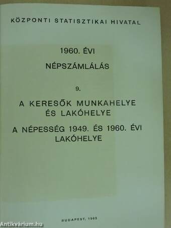 1960. évi népszámlálás 9.