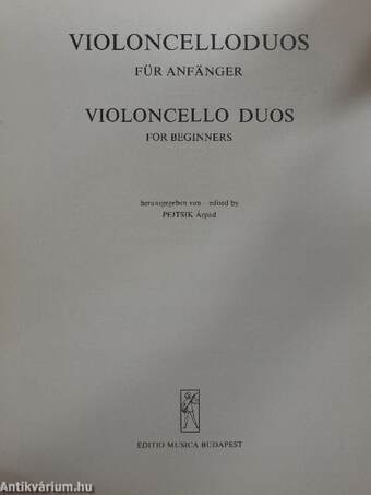 Violoncelloduos für Anfänger