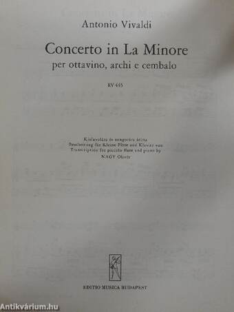 Concerto in La Minore