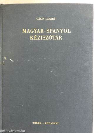 Magyar-spanyol kéziszótár