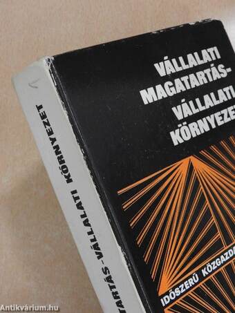 Vállalati magatartás-vállalati környezet