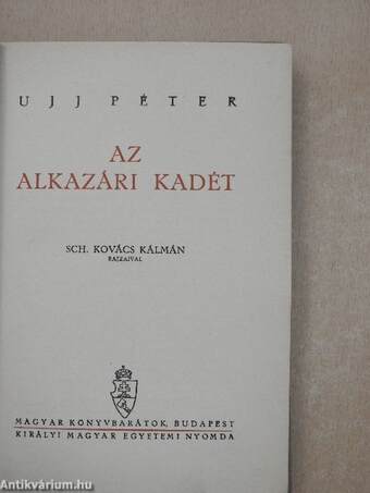 Az alkazári kadét