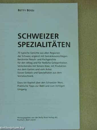 Schweizer Spezialitäten