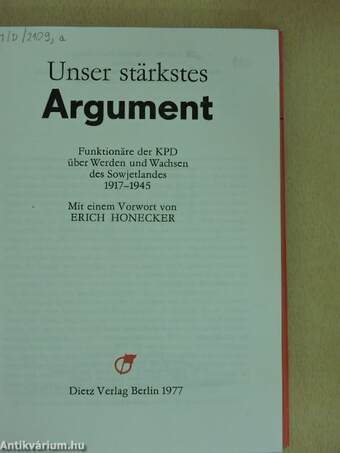 Unser stärkstes Argument