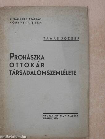 Prohászka Ottokár társadalomszemlélete