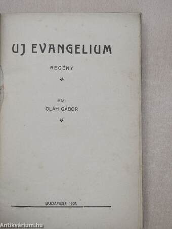 Uj evangelium