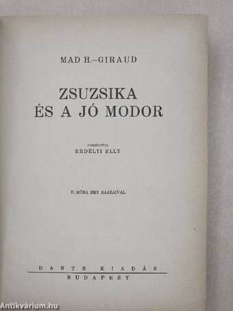 Zsuzsika és a jó modor