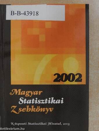 Magyar statisztikai zsebkönyv 2002