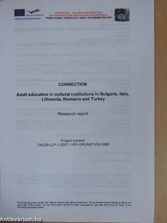 Adult Education in Cultural Institutions in Romania, Bulgaria, Italy, Lithuania and Turkey