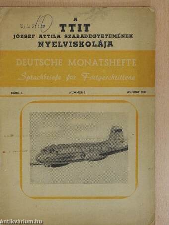 Deutsche Monatshefte Sprachbriefe für Fortgeschrittene August 1957