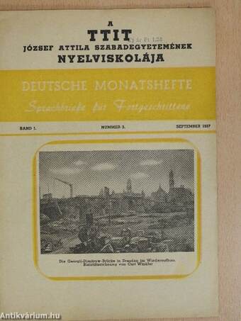 Deutsche Monatshefte Sprachbriefe für Fortgeschrittene September 1957