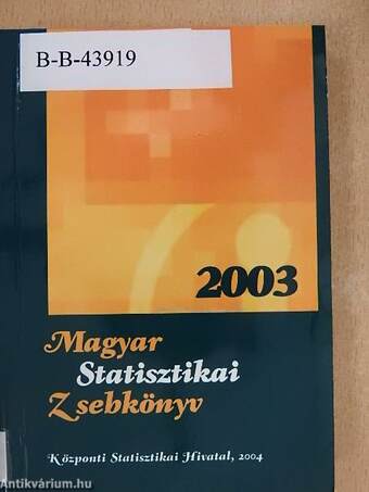 Magyar statisztikai zsebkönyv 2003