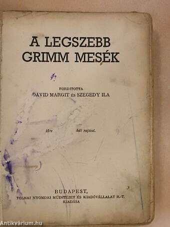 A legszebb Grimm mesék (rossz állapotú)