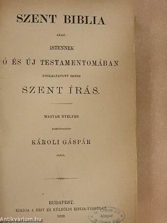 Szent Biblia