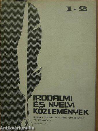 Irodalmi és nyelvi közlemények 1964/1-2.