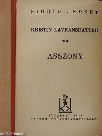 Kristin Lavransdatter II.