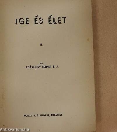 Ige és élet II.