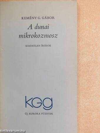 A dunai mikrokozmosz