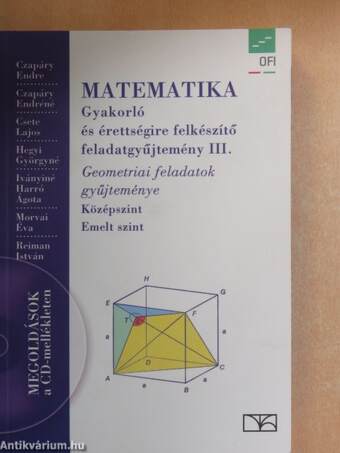 Matematika - Gyakorló és érettségire felkészítő feladatgyűjtemény III. - Megoldások - CD-vel