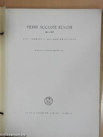 Pierre Auguste Renoir 1841-1919