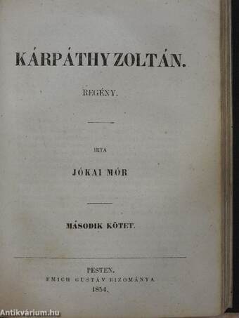 Kárpáthy Zoltán I-IV.