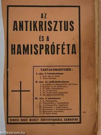 Az Antikrisztus és a Hamispróféta (rossz állapotú)